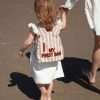 Childhome My First Bag Kinderrugzak - Stripes - Nude/Terracotta Best