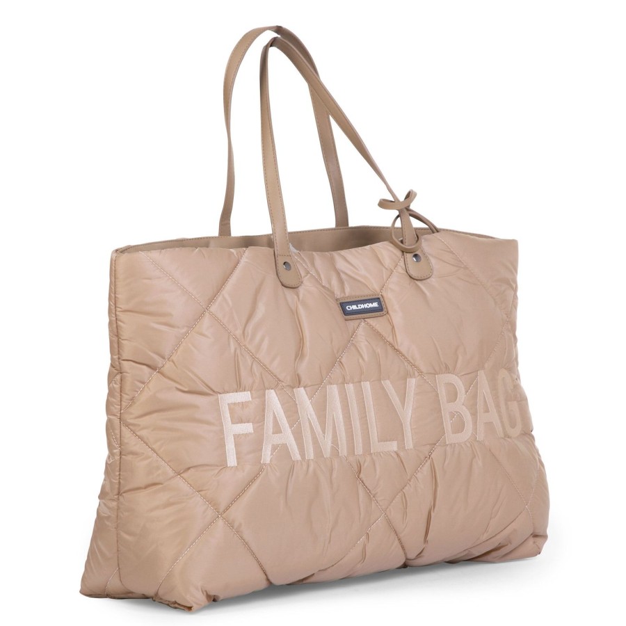 Childhome Family Bag Verzorgingstas - Gewatteerd - Beige Hot