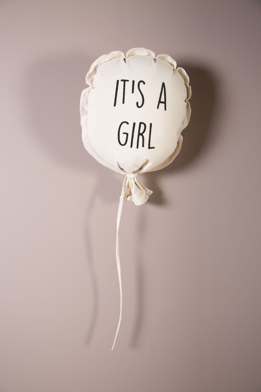 Childhome Canvas Ballon - It'S A Girl - Muurdecoratie - 35X26X8 Cm Best