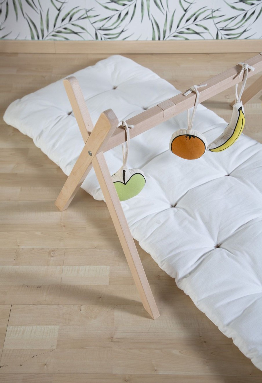 Childhome Tipi Staander Voor Moses Mand + Baby Gym - Hout - Naturel Hot