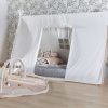 Childhome Tipi Bed - 90X200 Cm - Hout - Naturel Wit Ja, Graag Met Lattenbodem Clearance