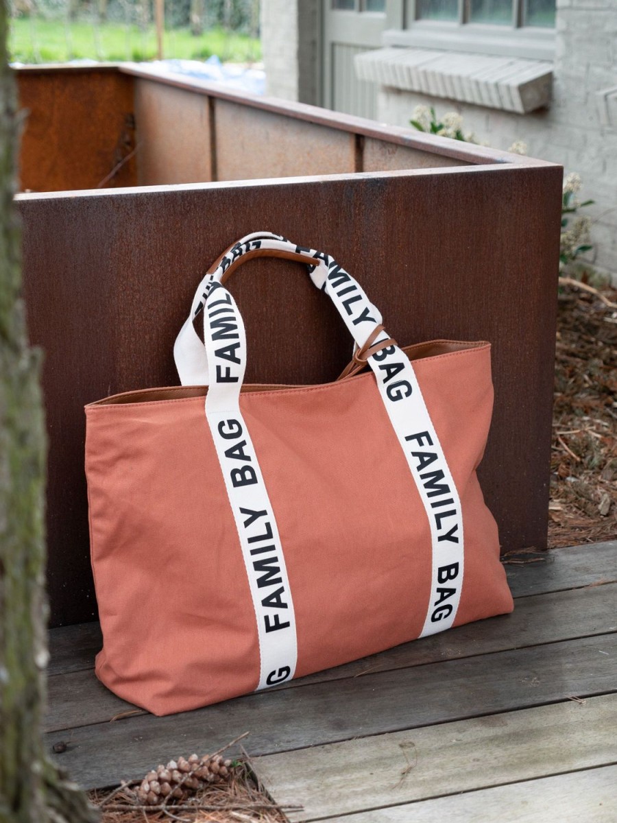 Childhome Family Bag Verzorgingstas - Signature - Canvas - Terracotta Best