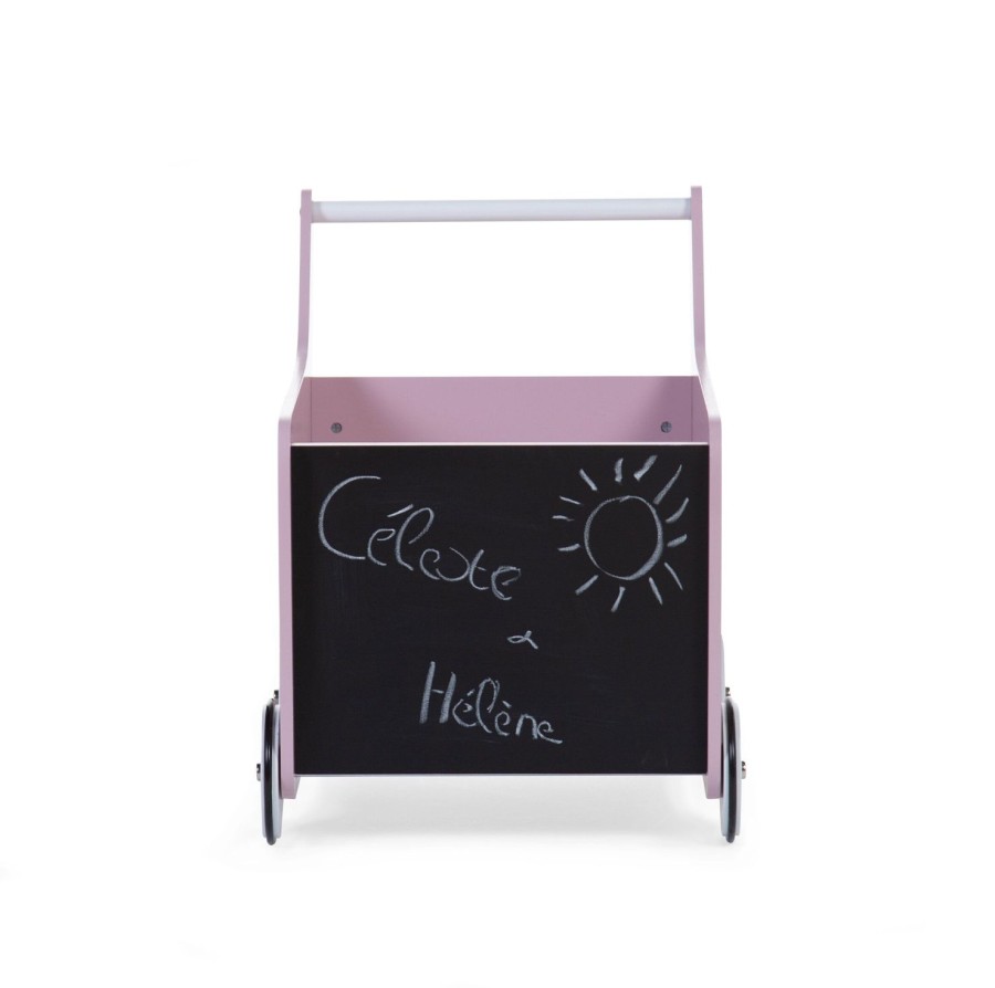 Childhome Loopwagen - Hout - Roze Clearance