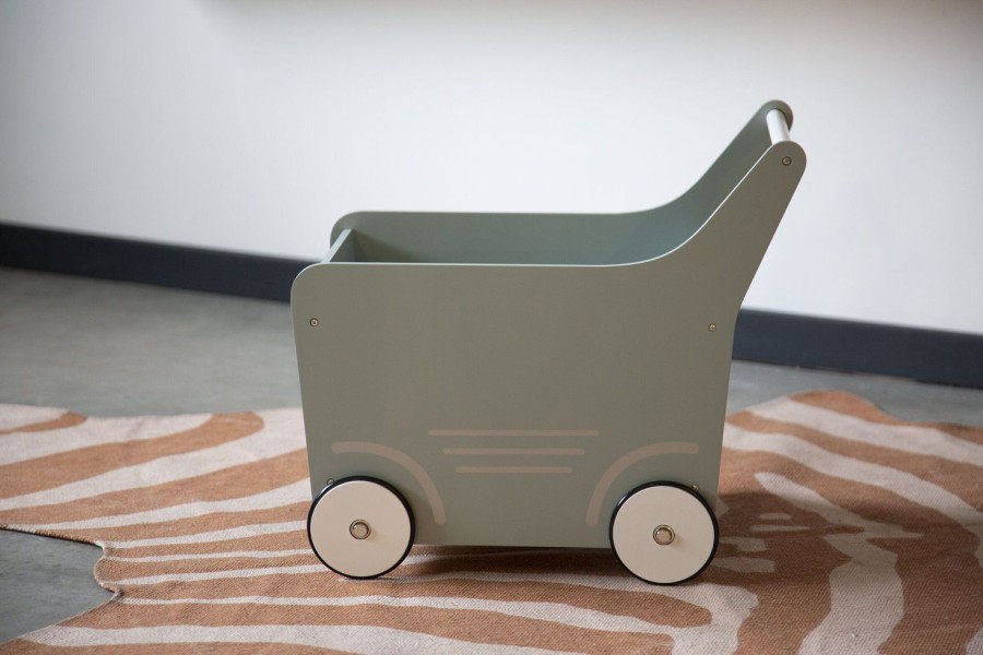 Childhome Loopwagen - Hout - Mint Clearance