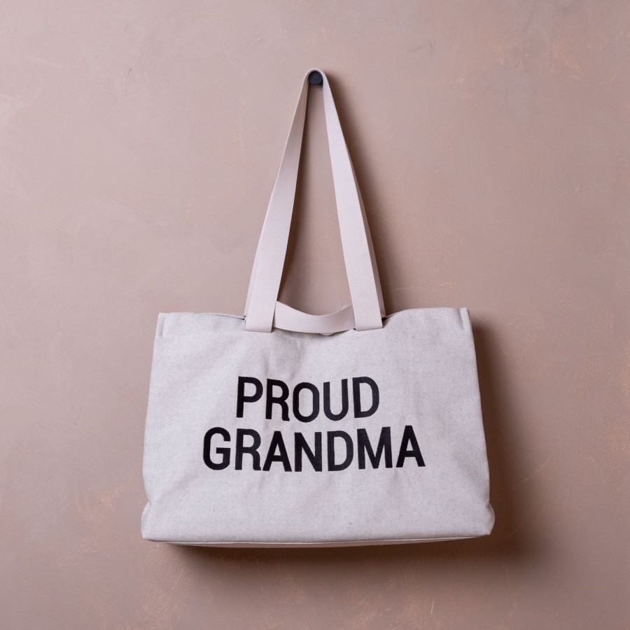 Childhome Grandma Bag - Canvas - Ecru New