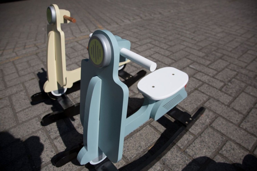 Childhome Schommel Scooter - Mdf - Mint Blauw Zwart Online