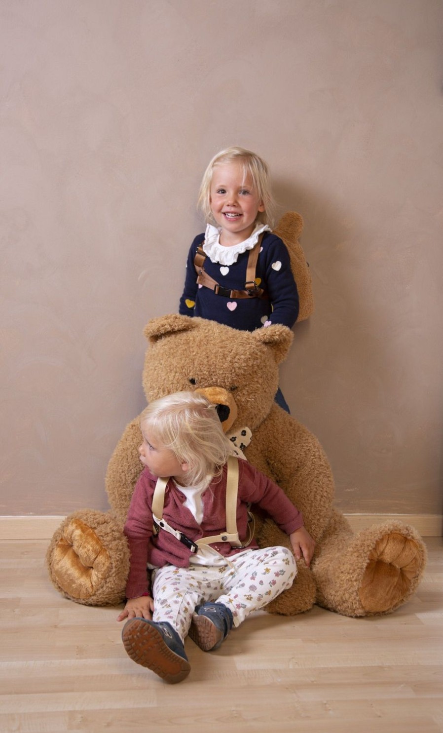 Childhome Zittende Teddybeer Knuffel - 60X60X76 Cm - Teddy New